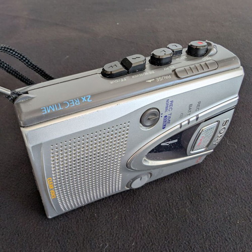 Sony TCM-400DV Cassette Recorder used with VOR and Clear Voice