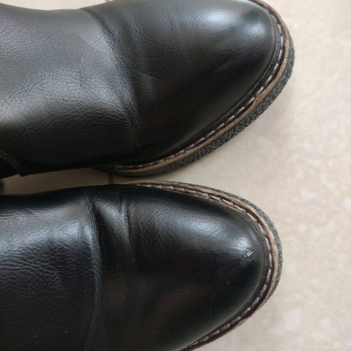 Super Mode ankle boots used, black, size 39, 8 cm heel