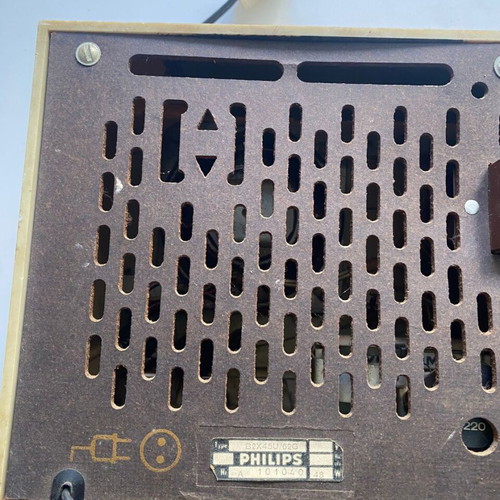 Philips B2X45U/62G vintage tube radio used, mid-century Holland-made