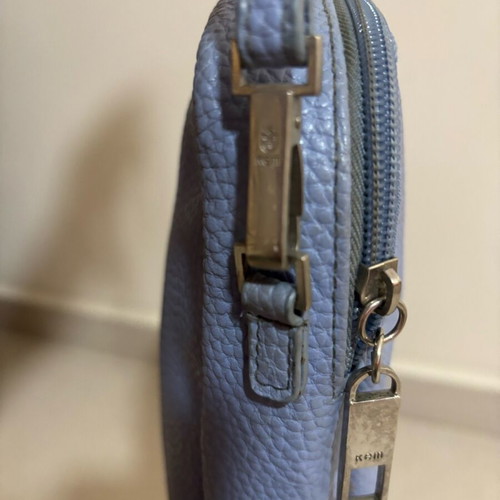 KEM shoulder bag used, crossbody, blue spring color