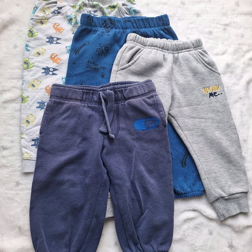 Joggers used, pack of 4, 12-18 months