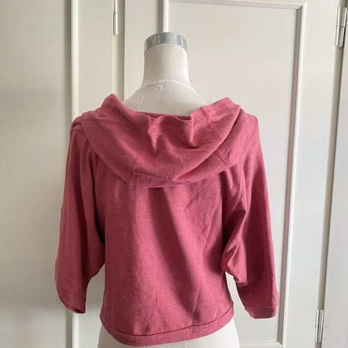 BSB Crop Hoodie Small Relaxed Fit Like New Pink Coral