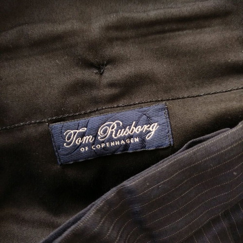 Tom Rusborg suit size 60 like new, dark blue