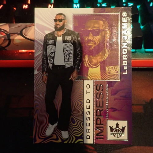 Panini NBA Court Kings 2024-2025 LeBron James Dressed To Impress sticker