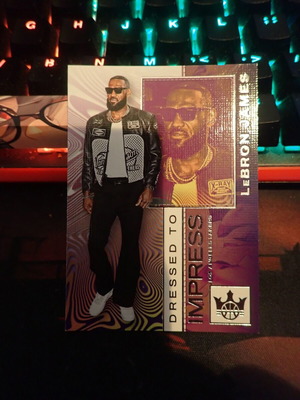 Panini NBA Court Kings 2024-2025 LeBron James Dressed To Impress sticker