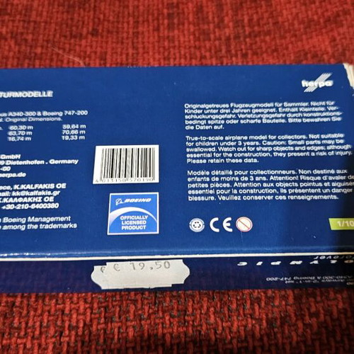 Herpa Miniaturmodelle Olympic Forever Set with Boeing 747-200 and Airbus A340-300