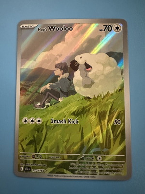 Hop's Wooloo Pokemon Card new condition