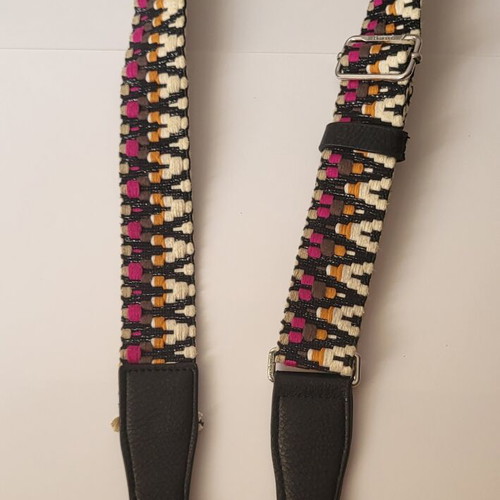 Desigual leather bag strap new, adjustable size, multicolor