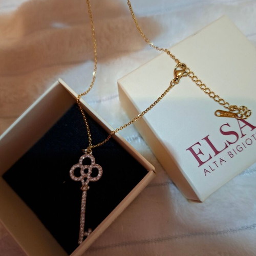 Lolita cross necklace new gold-colored