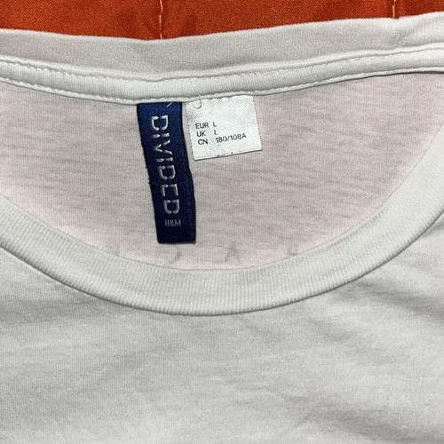 H&M Endless Vacation T-Shirt, white, size L