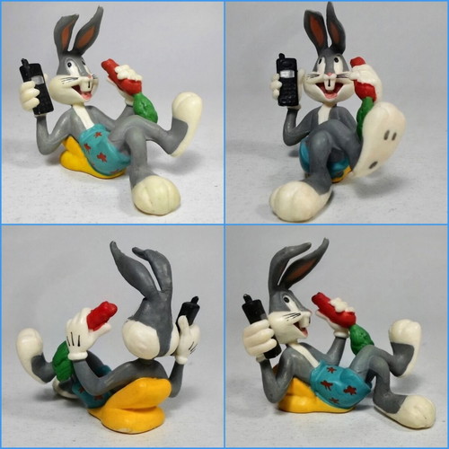 Bugs Bunny vintage miniature figure 1990s, Bullyland hand painted