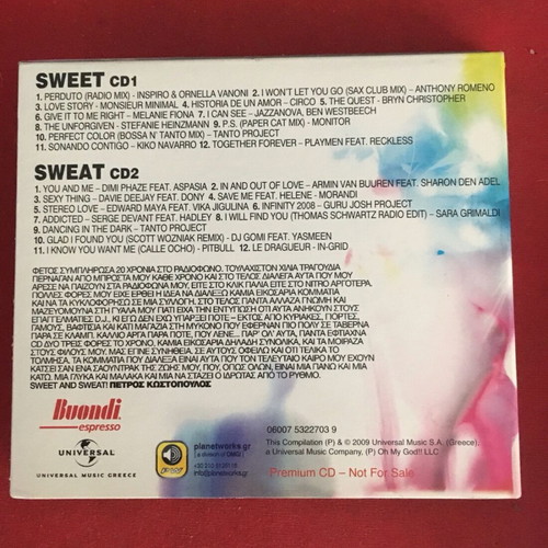 Sweet & Sweat 1, 2, 3 pack used, electronic music