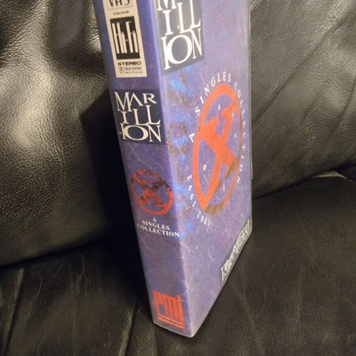 Marillion A Singles Collection VHS used, rock