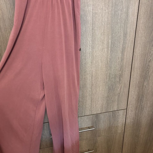 Funky Buddha jumpsuit used, cotton, sapio milo color, side slits to knee, size S