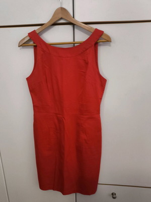 Toi&Moi cotton red dress like new, size M/L
