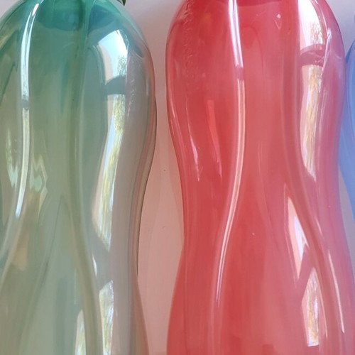 Tupperware water bottles 500 ml, pack of 2, assorted colors