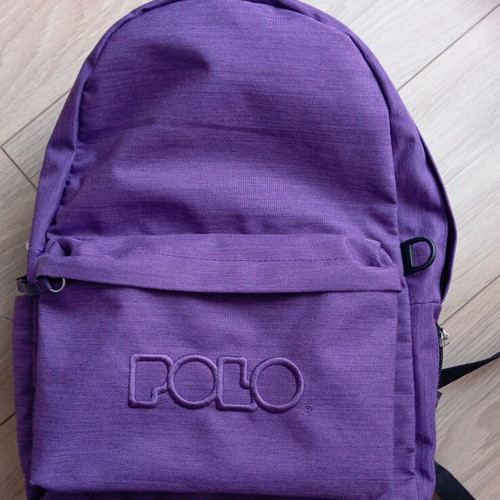 Polo school backpack purple like new