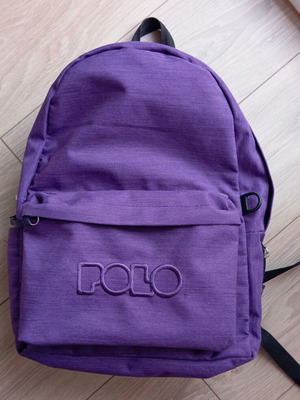 Polo school backpack purple like new