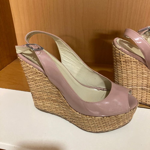 Tsakiris Mallas platform shoes used, size 38, pink