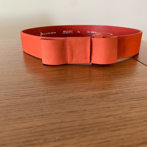 Paul & Joe sister leather belt like new, burnt red-coral