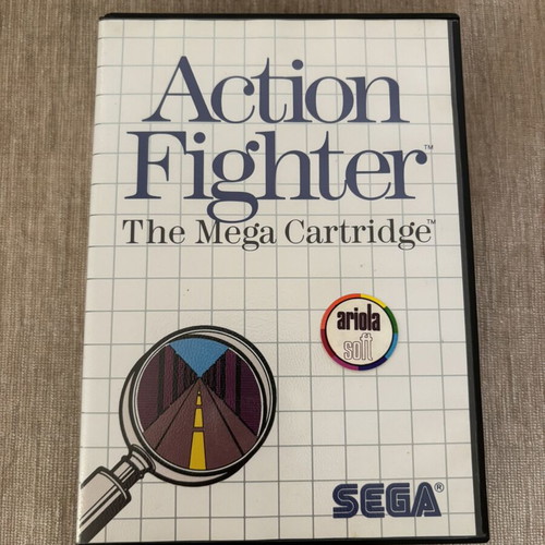 Action Fighter Sega Master System game, complete