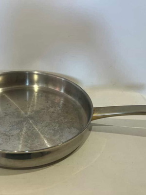 Stainless Steel Suprema Frying Pan used, Portugal 4.5x46x27
