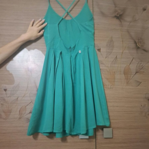BSB dress with crossed straps and zipper, 100% viscose, like new