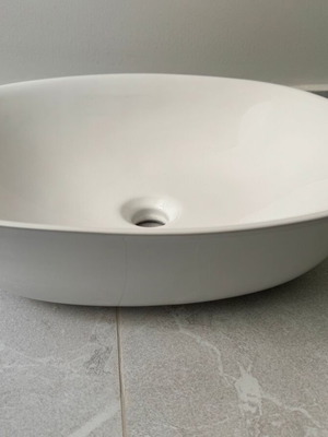 Rubicer RS460 countertop sink new, set of 2 pieces 50×40×14 cm