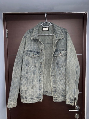 Denim jean jacket Gucci αντρικό XL used, γκρι oversize