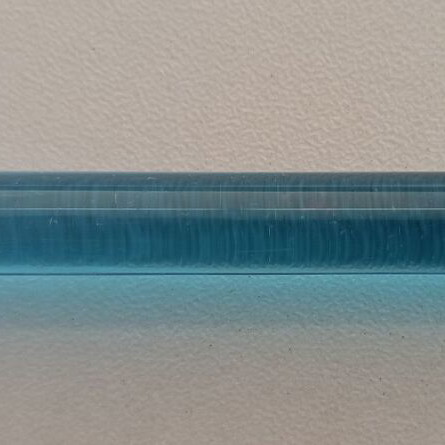Glass dip pen used, sea blue with case
