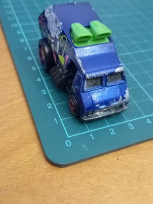 Hot Wheels Cool-One toy car used, 2004 ice cream van hot-rod