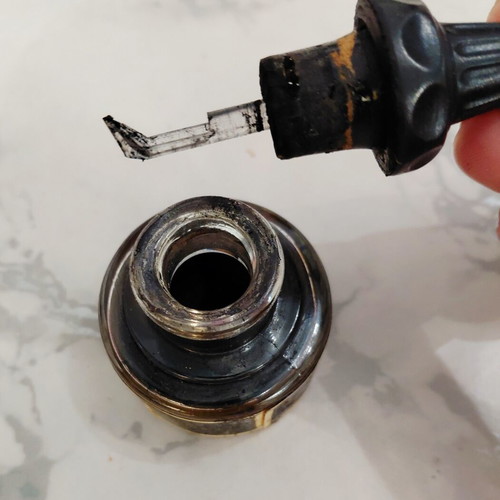 Stafford's Vintage Glass Drawing Ink Bottle No. 664, 3/4 oz