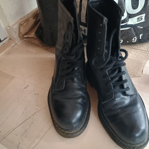 Sendra Work Boots 10 Eyelets Lace-Up Size 40 Black