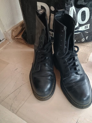 Sendra Work Boots 10 Eyelets Lace-Up Size 40 Black