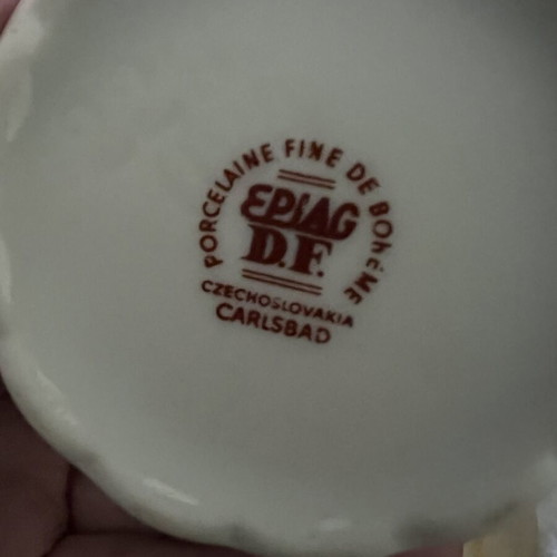 EPIAG D.F. tea set Czechoslovak porcelain like new
