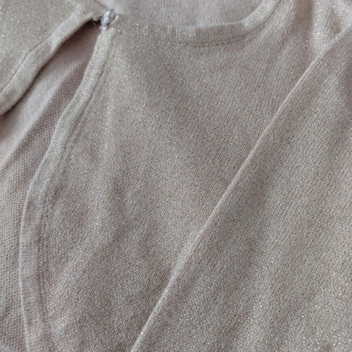 Girls' bolero knit in golden beige, like new, H&M, size 122 cm