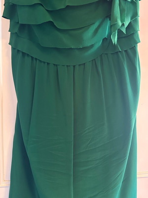 Paul & Joe sister dress size 42, strapless, viscose, mini, like new, green