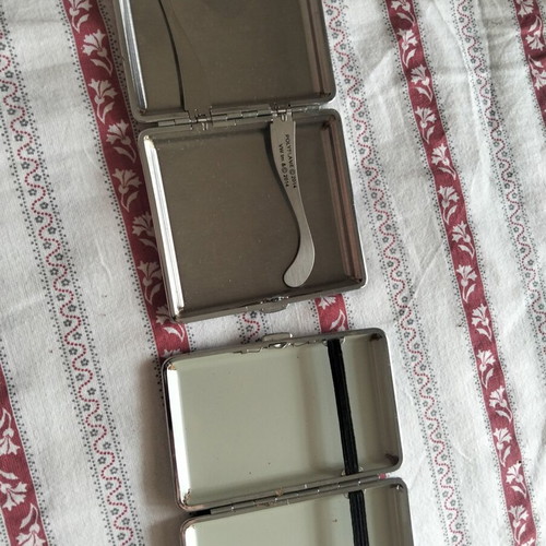 Tobacco cases used, sold as a pack