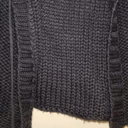 More women's short cape used, black