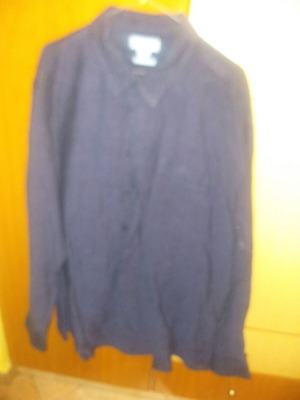 Soul Rebel winter linen shirt XXL like new, gray and blue
