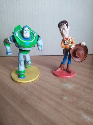Toy Story φιγούρες μεταχειρισμένες, Γούντι και Μπάζ