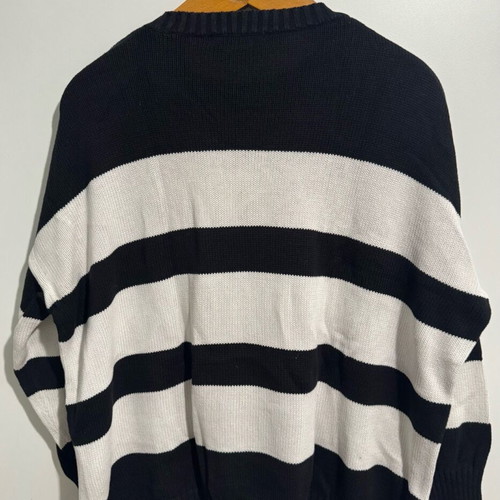 Bershka sweater black and white like new, size S