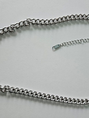 Stainless steel unisex necklace chain new, silver