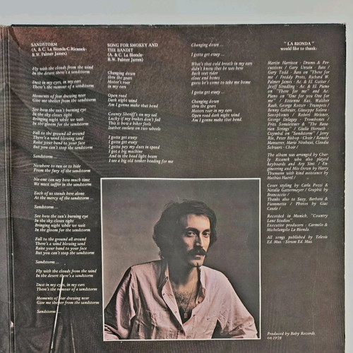 La Bionda vinyl record used, first release 1978