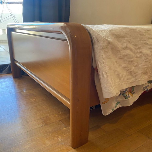 Beds set of 2 used, solid wood, 98x220 cm each