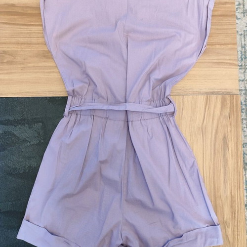 Le Vertige one-piece shorts used, size Small, purple