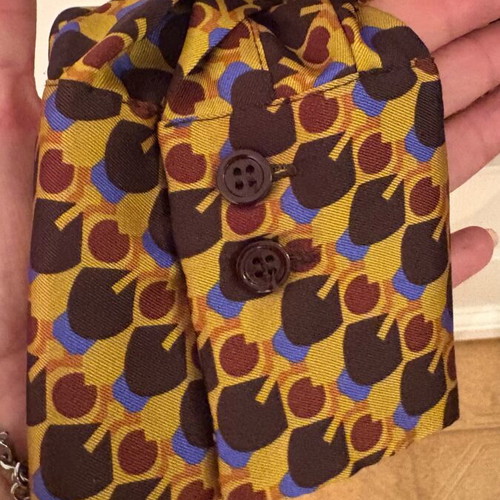 Zara printed set top and pant XS brown like new