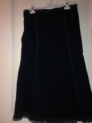 Genia Sport Maxi Denim Skirt Blue Size 50 New