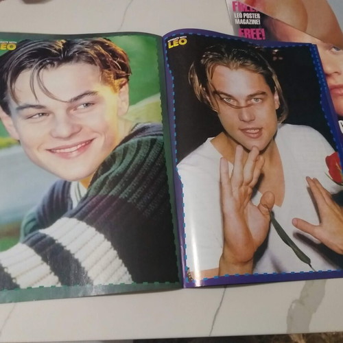Leonardo DiCaprio magazines 1998 used, set of 2