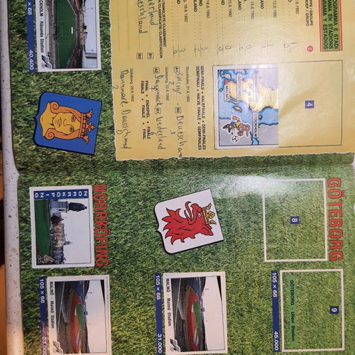 Panini Album EURO '92 used, rare collectible